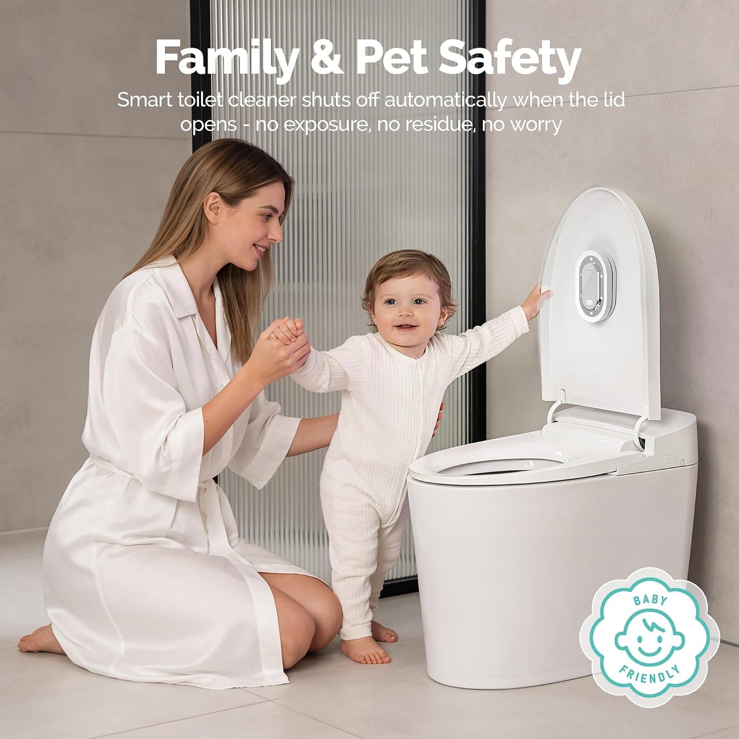 Smart Toilet UV-C Sanitizing & Odor-Control System