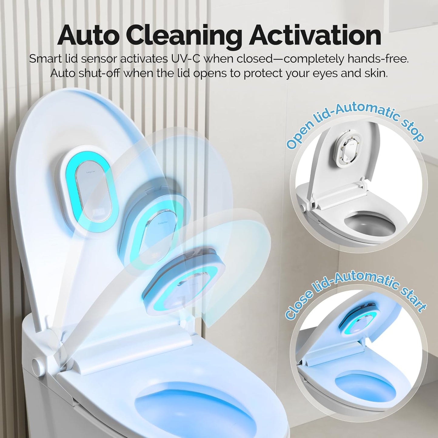 Smart Toilet UV-C Sanitizing & Odor-Control System