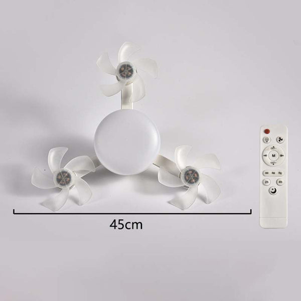 E27 Socket Ceiling Fan Light with Remote Control – Silent 2-in-1 LED Fan & Light