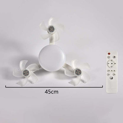E27 Socket Ceiling Fan Light with Remote Control – Silent 2-in-1 LED Fan & Light